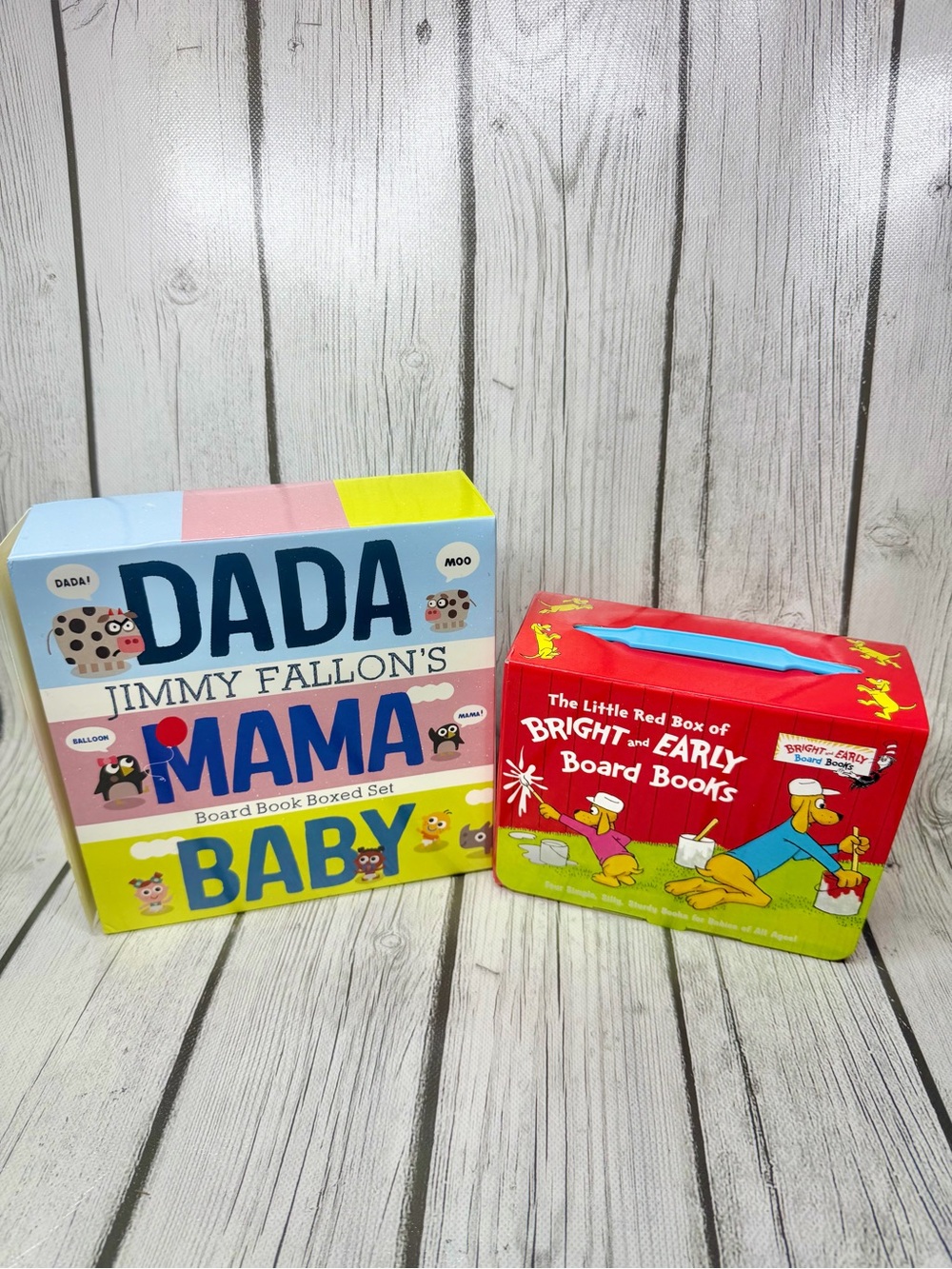 LIKE NEW Jimmy Fallon’s Dada Mama & P.D. Eastman Little Red Baby Board Books